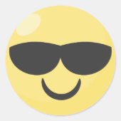 Zonnebril Cool Emoji Stickers (Voorkant)