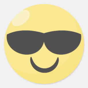 Zonnebril Cool Emoji Stickers