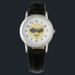 Zonnebril Cool Emoji Watch Horloge<br><div class="desc">Dit horloge zou een geweldig cadeau zijn voor iedereen die van zonnebrillen,  horloges en emoji's houdt!</div>