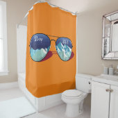 zonnebril douchegordijn (In situ)