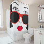 zonnebril douchegordijn (In situ)