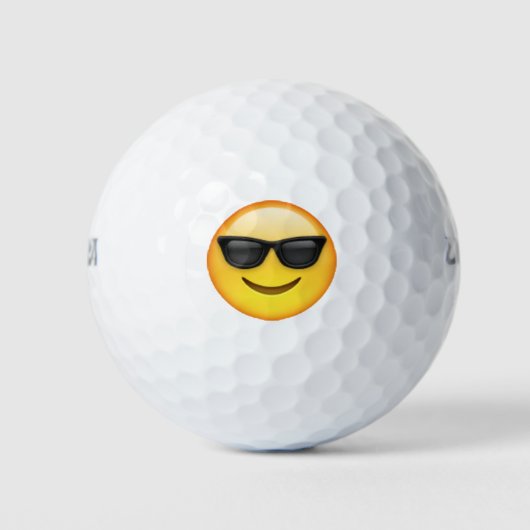 Zonnebril - Emoji Golfballen (Voorkant)