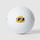 Zonnebril Emoji Golfballen (Voorkant)