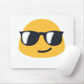 Zonnebril Emoji Muismat (Met muis)