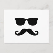 zonnebril en " trap " briefkaart (Voorkant)