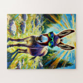 Zonnebril Ezel 50 Stuk Kinder Puzzel Legpuzzel (Horizontaal)