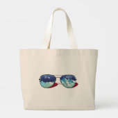 zonnebril grote tote bag (Achterkant)