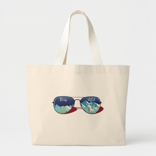 zonnebril grote tote bag (Voorkant)