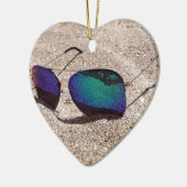 zonnebril keramisch ornament (Links)