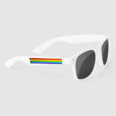 Zonnebril met Regenboog Pride Strepen (Rechts)
