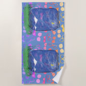 Zonnebril Mountain Outdoor Beach Handdoek (Voorkant)