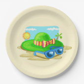 zonnebril papieren bordje (Voorkant)