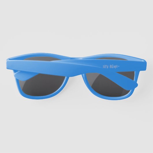 ZONNEBRIL PLASTIC KOELE ECO STIJL ONTWERP (Achterkant)