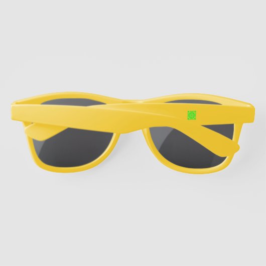 ZONNEBRIL PLASTIC KOELE ECO STIJL ONTWERP (Achterkant)