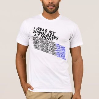 zonnebril 's nachts t-shirt