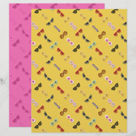 Zonnebril scrapboekpapier