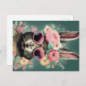 Zonnebril Spring Elegance met She Bunny Briefkaart (Voorkant / Achterkant)