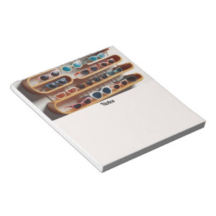 Zonnebril Trendy Kleurrijke Mode Stijl Notitieblok