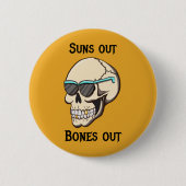 Zonnebril Uit Botten Uit Skull Speldje (Voorkant)