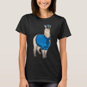 zonnebril van de politie van Alpaca T-shirt
