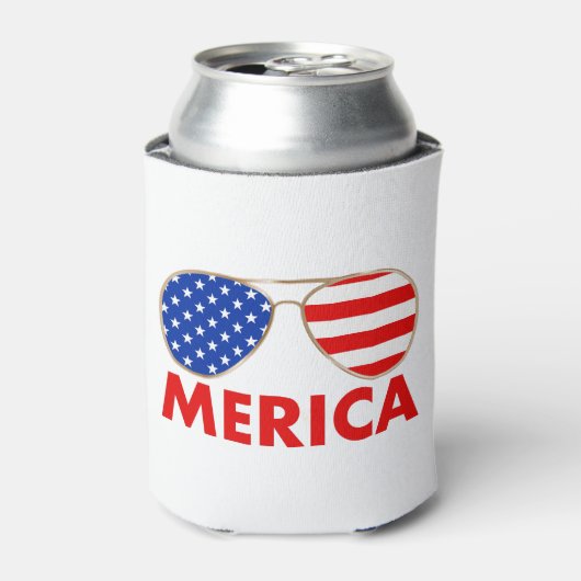 zonnebril van merica blikjeskoeler (Blikje Voorkant)