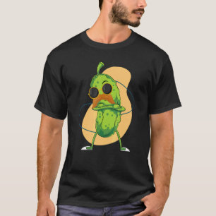 Zonnebril Veggie Komkommer snor Cool Pickle T-shirt