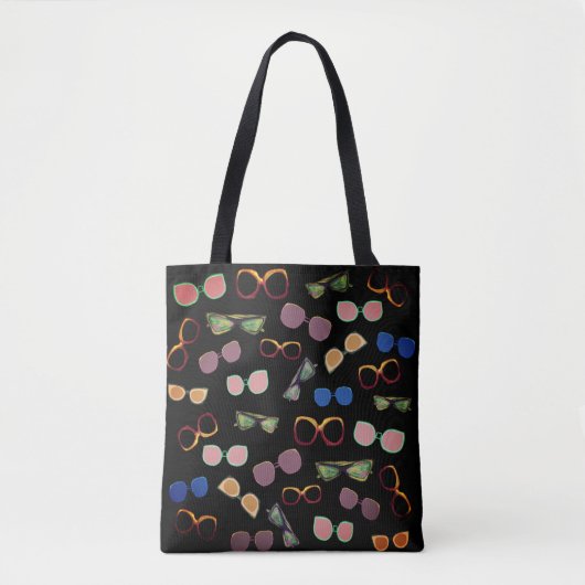 Zonnebril vintage tote bag (Voorkant)