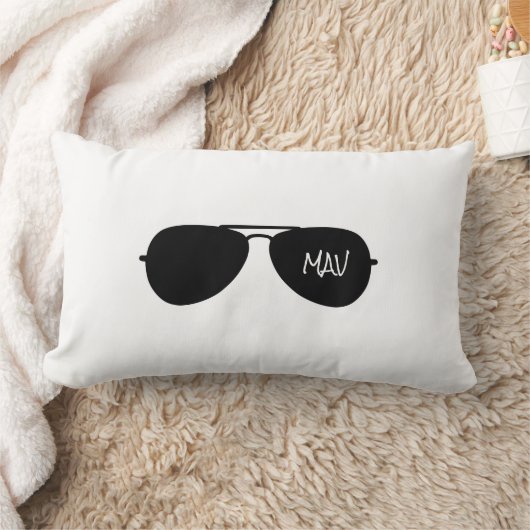 Zonnebril voor Aviator Zonnebril Zwarte Aangepaste Kussen (Deken)