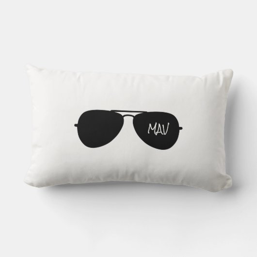 Zonnebril voor Aviator Zonnebril Zwarte Aangepaste Kussen (Achterkant)