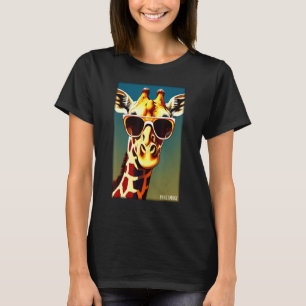 Zonnebril Voor Giraffen Dieren Dierenpark Safari T-shirt