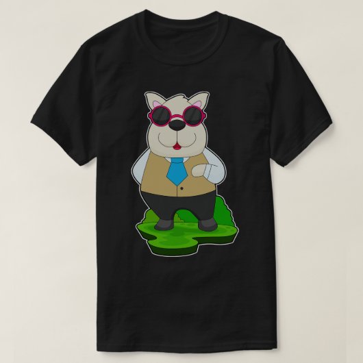 Zonnebril voor honden t-shirt (Design voorkant)
