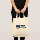 Zonnebril voor in de bergen tote bag (Voorkant (product))