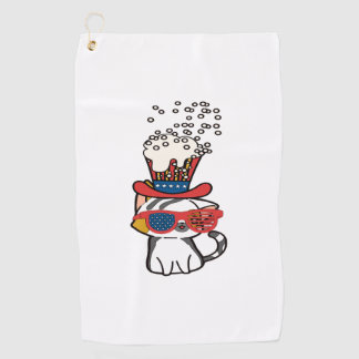 Zonnebril Voor Katten Usa Vlag Golfhanddoek