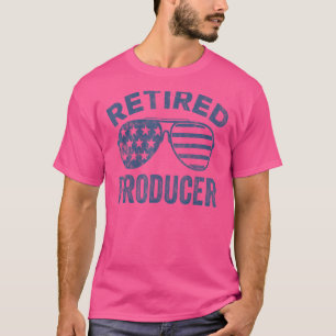 zonnebril voor ouderdomspensioen Vlag Mannen Pap T-shirt