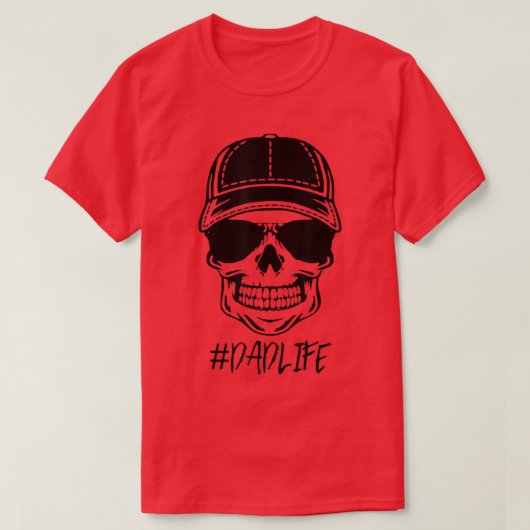 zonnebril voor vader vaderdag mannen t-shirt (Design voorkant)