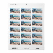 Zonnebril Zak Strand Schelpen Etiket (Full Sheet)