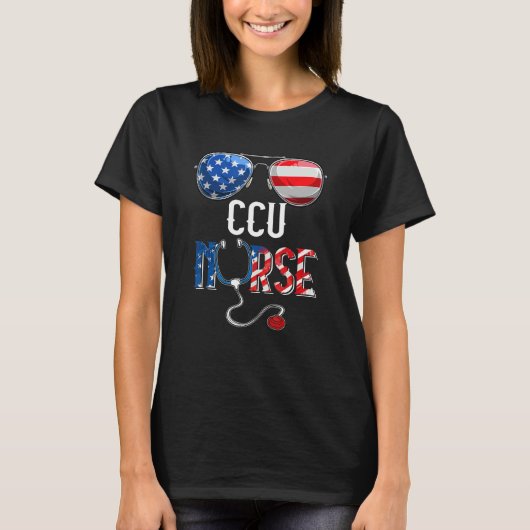 Zonnebrillen Al American Ccu Nurse Life Nursing 4t T-shirt (Voorkant)