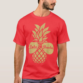 Zonnebrillen anananas Zonnebril TAloha Beaches Haw T-shirt