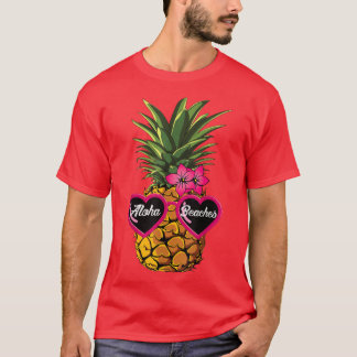 Zonnebrillen anananas Zonnebril TAloha Beaches Haw T-shirt