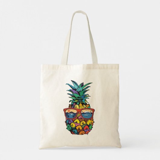 Zonnebrillen anananasappel Aloha Beaches Hawaii Ha Tote Bag (Achterkant)