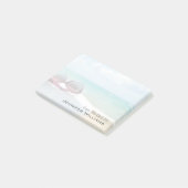 Zonnebrillen bij strand post-it® notes (Schuin)