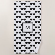 Zonnebrillen Cool Black & White Shades Monogrammed