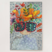 Zonnebrillen Creativiteit Jigzaag Puzzle Legpuzzel (Verticaal)