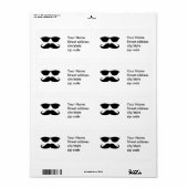 Zonnebrillen en Stache Etiket (Full Sheet)