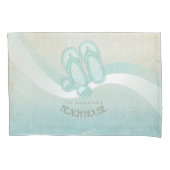 Zonnebrillen en Teenslippers Aqua ID623 Kussensloop (Voorkant)