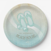 Zonnebrillen en Teenslippers Aqua ID623 Papieren Bordje (Voorkant)