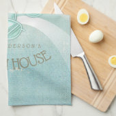 Zonnebrillen en Teenslippers Aqua ID623 Theedoek (Quarter Fold)