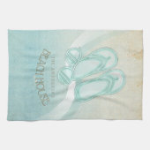 Zonnebrillen en Teenslippers Aqua ID623 Theedoek (Horizontaal)