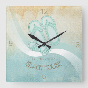 Zonnebrillen en Teenslippers Aqua ID623 Vierkante Klok