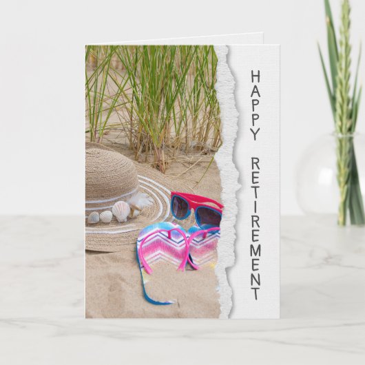 Zonnebrillen en Teenslippers Kaart (Voorkant)